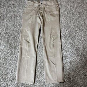 Blue Delta Tom James Pants Mens Khaki Straight Leg 5 Pocket Custom Made USA